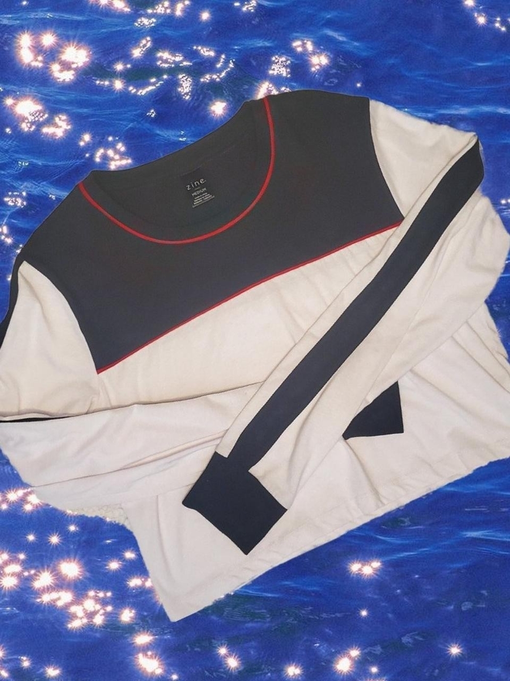 Zine Color Block Longsleeve Tee
